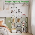 Cube Storage Organizer 12-cube Translucent White Modular Shelving Unit ...