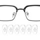 thumbnail image 1 of Almohadilla Nasal para Gafas Antideslizante Agarre para Gafas de Montura Plástica Plateada, 1 of 7