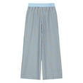 thumbnail image 3 of Bovxnpu Summer Womens Plus Size Pants, Women Casual Wide Leg Jeans, Spring Summer Fashion Stripe Outwear Wide Leg Sports Loose Long Pants Trousers For Women S, 3 of 4