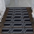 thumbnail image 1 of Plaza Collection Contemporary, Cozy, Vibrant and Soft Stair Tread Mats & Rugs, 9'' x 28'', 1 of 5