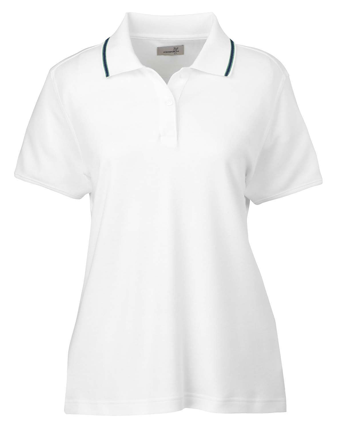 Ashworth Golf Shirt 1149C Ladies Performance Wicking Blend