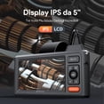 thumbnail image 4 of Boroscopio de alcantarillado DEPSTECH DS620 de triple lente de 15 m con sensor IPS de 5 pulgadas, 4 of 5
