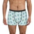thumbnail image 1 of Balery Sea Turtle Calzoncillos bóxer para hombre, ropa interior de algodón suave y transpirable con cinturilla de nailon-Small, 1 of 5