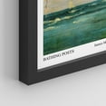 thumbnail image 3 of PixonSign Framed Wall Art Pastel Ocean Seascape Posters, Set of 4 Nautical Horizons Nature Wilderness Illustrations Wall Decor, Adhesive Canvas Prints for Home Decor - 8"x10" Black, 3 of 5