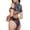 Starry Night Purple Irises, variant on Steampunk Cowboy Cat Womens One Piece Swimsuits Modest Tummy Control Bathing Suits Lace Up Slimming Swim Suit-XX-Large