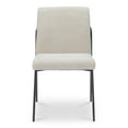 thumbnail image 4 of Moe's Home Collection Danny Dining chair Set of Two Fabric Beige, 4 of 8