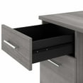 thumbnail image 3 of Somerset 72W Office Desk with Drawers and Hutch in Gray - Engineered Wood, 3 of 7