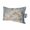 Blue, Sky, Sand, Azure, variant on Chaise Lounge Headrest Pillow 1 Pack, Brown Green Copper Rust Waterproof Chair Pillows with Insert & Adjustable Elastic Strap for Beach Recliner, Vintage Industrial Mottled Abstract Outdoor Pillow