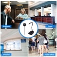 thumbnail image 2 of Altavoz CallToU, sistema de intercomunicación e intercomunicador de mostrador para bancos, hospitales, oficinas, tiendas, estaciones de autobuses, taquillas, ventanilla, 2 of 7