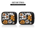 thumbnail image 2 of Sikiie Yellow White Daisy Pattern Luggage Handle Wraps for Suitcases Travel Accessories(2 Pack), 2 of 9