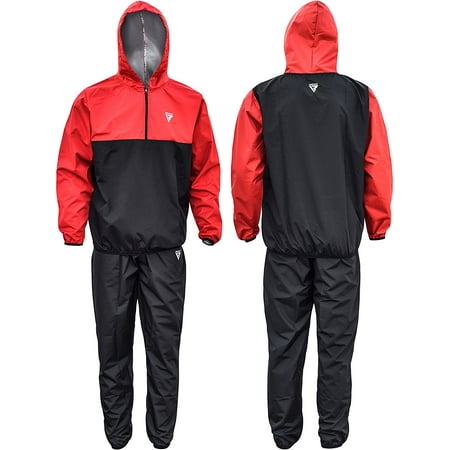 RDX MMA Sauna Sweat Suit Running Non Rip Track Weight Loss Slimmimg Fitness Gym Exercise