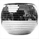 thumbnail image 1 of Cubo de Hielo de 25 cm con Bola de Discoteca y Espejo Plateado Brillante para Vino, Bebidas, Enfriador de Bebidas para Fiestas en el Bar., 1 of 5