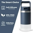 thumbnail image 5 of Jmoe USA Silicone Boot for Yeti Rambler Jr 12oz and 18oz Bottle | 2mm Sleeve | Anti-Slip Boot | Protector for the Bottom of your Bottle | Protects Against Damage | BPA Free Silicone (Frosted), 5 of 5