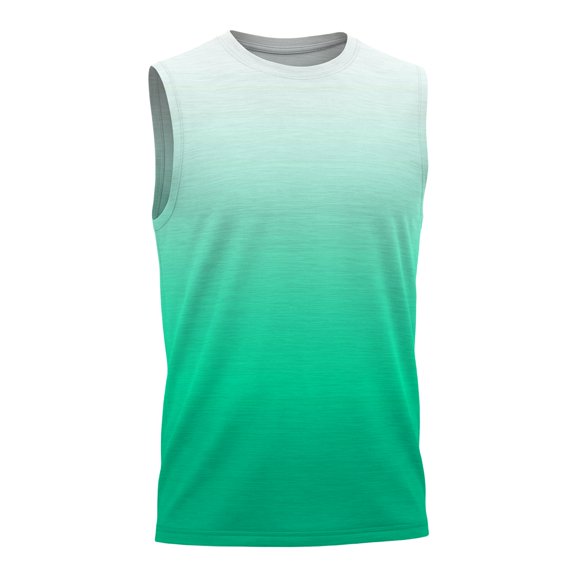 UACY Boys Casual Tank Tops for Summer, Teen Basic Crewneck Sleeveless Shirts, Kids Loose Athletic Soft Tee Top (Mint Green, 5-6 Years)