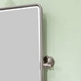 thumbnail image 3 of TEHOME Brushed Nickel Pivot Bathroom Mirror, 30x40 inches, Metal framedd Rectangle, Tilting Beveled Vanity Mirror, 3 of 10