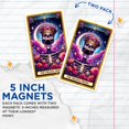 (2 Pack) Drama Queen Skeleton Magnets - Tarot Card Aesthetic Decor ...