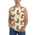 thumbnail image 2 of Picia Boho Chicken mens Cotton Tank Undershirts , Moisture-wicking Ribbed Tanks, Lightweight Cotton Tank Undershirts-XX-Large, 2 of 8