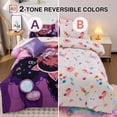 thumbnail image 2 of Juego de edredón A Nice Night Purple con Black Girl, talla doble, 2 of 9