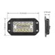 thumbnail image 3 of 2Pcs 12V 6 Inch Flush Mount Work Light 26 LED Super Bright Spotlight Car Headlights, 3 of 5