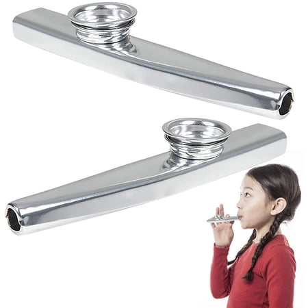 4.75 Inch Metal Kazoo - Set of 3 - Fun Humming Musical Instrument for ...