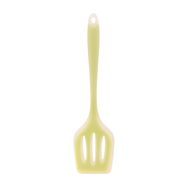Espátula de silicona para cocina: utensilio de cocina antiadherente para sartenes y woks. Espátula duradera y gruesa de estilo chino.