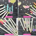 thumbnail image 5 of Sayeec Set of 15 Metallic Markers Fine Point Metallic Marker Pens for Black Paper, Art Rock Painting, Easter Egg, Halloween Pumpkin, Card Making, Metal, Ceramics, Wine Glass, 5 of 8