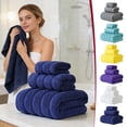 thumbnail image 1 of Toalla De Baño Toallas de baño de 3 piezas,de fibra superfina,suaves y absorbentes,ideales para el baño o spa (azul). Rkxzt, 1 of 9