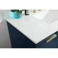 thumbnail image 4 of Elegant Decor Blake 42" Aluminum Alloy MDF Single Bathroom Vanity in Blue, 4 of 8