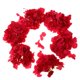 thumbnail image 5 of Cabezas de flores artificiales Colcomx 6 piezas decoración nupcial boda, 5 of 8