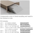 thumbnail image 2 of 32" Height Deluxe Shiplap with a Nickel Gap 8' Length PVC Wainscoting Kit, (for heights up to 33-5/8"), 2 of 7
