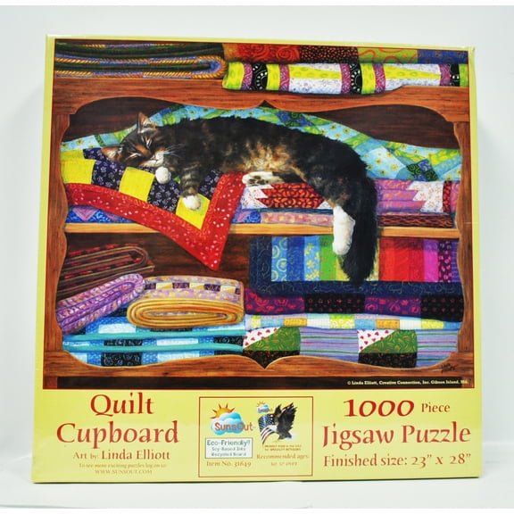 Quilt Cupboard Jigsaw Puzzle 1000pc