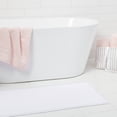 thumbnail image 2 of 20"x58" Everyday Chenille Bath Runner White - Machine Washable, Tufted Recycled Polyester, 2 of 8