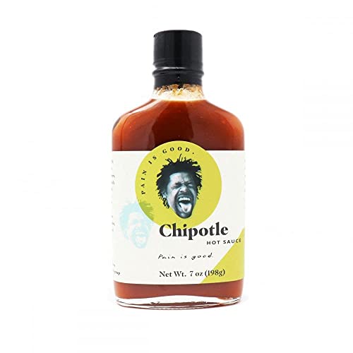 Chipotle Pepper Hot Sauce 7oz Bottle Made in USA with Jalapeno