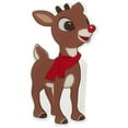 thumbnail image 4 of Northlight 8" Rudolph in Red Scarf Double Sided Gel Window Cling Decoration, 4 of 6