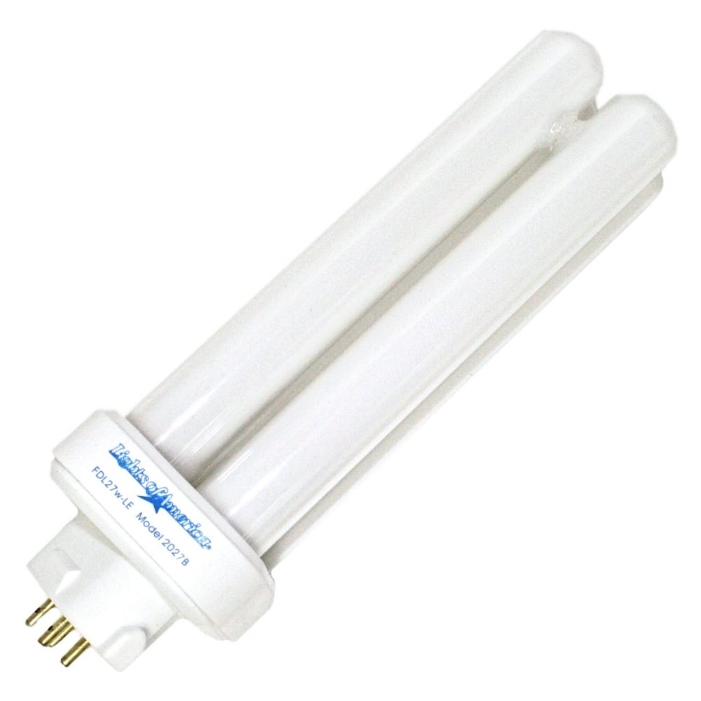 Lights of America 25427 FDL27LE LOA 2027B Double Tube 4 Pin Base