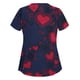 thumbnail image 2 of Puntoco mujeres moda manga corta cuello tops uniforme de trabajo blusa camisa Puntoco Puntoco-5817, 2 of 3