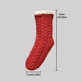 thumbnail image 3 of Christmas Girls' Socks, Winter Floor Socks Snow Socks Moon Children's Plush Coral Velvet Socks Home Sleep Socks Carpet Socks Leg Cover, 3 of 4