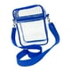 thumbnail image 5 of Bolso de hombro transparente Bolso de hombro transparente Bolso de hombro con bolsillo adicional azul grande, 5 of 9