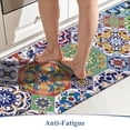 thumbnail image 2 of MeyJey Boho Kitchen Rug Set of 2, Non Slip Anti Fatigue Waterproof Cushioned Mat for Kitchen Dining Laundry Room, 20"x31.5"+20"x59" White/Yellow/Blue, 2 of 14