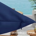thumbnail image 3 of Fundas de Cojines Impermeables para Exterior SOFJAGETQ Azul Marino, 3 of 8