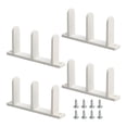 thumbnail image 3 of DOLITY 4 Pcs Guides de Montage de Porte de Placard de Revêtement, Blanc, 3 of 9