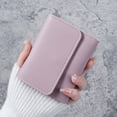 thumbnail image 2 of gcong Women's Solid Tri Fold Thin Wallet Multifunctional Card Holder Change Purse for Daily Use, 2 of 2