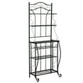 thumbnail image 6 of 5-Tier Kitchen Island Utility Storage Shelves, Microwave Carts On Sale Shelving Unit with Steel Frame, Bakers Rack Kitchen Shelves, Metal Storage Shelves for Kitchen Dining Room Garage, Q14554, 6 of 8