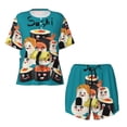 thumbnail image 4 of Lsque I Love Sushi Women's Short-Sleeved Pajama Set - 2 Piece Soft and Lightweight Sleepwear Set-XX-Large, 4 of 9