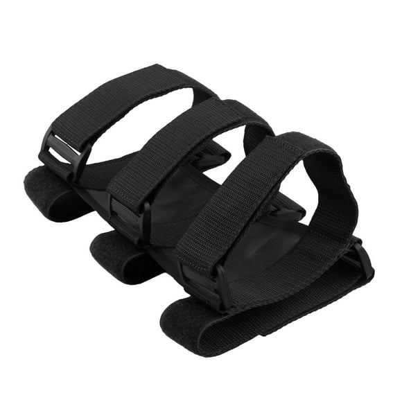 EeaseMX Correa universal ajustable para extintor de incendios, soporte de eslinga ajustable, accesorios de seguridad (negro)