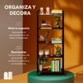 thumbnail image 4 of Librero industrial con 5 repisas para estudio sala o recámara de madera MDF estante alto de 160 cm para decoración librero para niños bookshelf booksh, 4 of 7