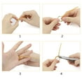 thumbnail image 4 of 4 Pcs Resizer Gold Color Ring Size Adjuster Fit for Loose Ring Home DIY Ring Guard Ring Adjusters Set for Men Women, 4 of 13