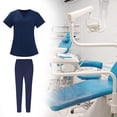 thumbnail image 5 of Enfermería Scrub Set Top Pantalones Transpirable Trabajo Uniforme para Enfermera Yoga Jogger, 5 of 5