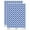 Dark Blue, variant on Letter D Uppercase Fun Bold Font 200+ Round Stickers - Light Blue - Matte Finish - 0.50" Size