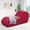 Red, variant on Rattaner Corduroy Chaise Lounge Chair Couch Indoor Boneless Oversized High-Density Sponge Soft Sofa for Yoga, Grey